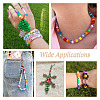 450Pcs 9 Colors Transparent & Luminous Plastic Beads KY-TA0001-35-9