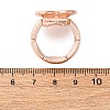 Zinc Alloy & Enamel Stretch Finger Rings for Women RJEW-M101-01D-G-5