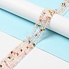 Cherry Quartz Glass Beads Strands G-P476-01A-01-2