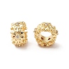 Brass Micro Pave Cubic Zirconia European Beads LS-KK-M233-44G-1