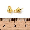 Rack Plating Brass Cup Peg Bails Pin Pendants KK-K277-01G-3