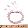 Adjustable Natural & Synthetic Mixed Gemstone Beads Braided Bead Bracelets for Women BJEW-L713-B-6