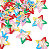 20Pcs Iron Enamel Snap Hair Clips for Girls PHAR-TADJ0001-09-3