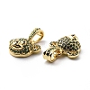 Brass Cubic Zirconia Charms KK-G446-25G-02-3