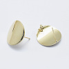 Brass Stud Earring Findings KK-G331-20G-NF-2