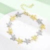Brass Link Chain Bracelets for Women BJEW-G762-01GP-03-2