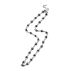 Evil Eye Plastic Link Chain Necklace NJEW-H169-03P-04-1