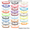 26Pcs Braided Nylon Cord Adjustable Bracelets Set for Women Men XS3159-1-4