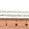 Transparent Glass Beads Strands EGLA-N028-01A-A02-5