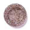 Resin with Natural Other Quartz Chip Stones Ashtray DJEW-F015-06E-1