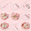 DIY Polyester Butterfly Dangle Earring Making Kits DIY-SC0026-62-6