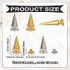 Alloy Spikes Screwback Studs FIND-LP0003-01-2