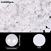 16000Pcs ABS Plastic Cabochons OACR-PA0001-20-2