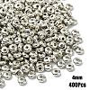 400Pcs CCB Plastic Spacer Beads CCB-YW0001-49A-P-1