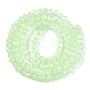 Baking Painted Imitation Jade Glass Bead Strands DGLA-A034-J8MM-A03-2