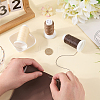 3 Rolls 3 3 Colors Flat Waxed Polyester Cord OCOR-CL0001-12A-3