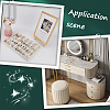 1Pc Linen Jewelry Pendant Necklace Storage Box with 24 Compartments AJEW-SP0001-05-5