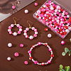 120Pcs 7 Colors Handmade Polymer Clay Beads CLAY-TA0001-93-7