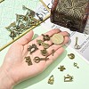 30Pcs Tibetan Style Alloy Pendants FIND-YW0008-70-3