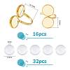 DIY Cuff Ring Making Kits DIY-HS0001-66-2