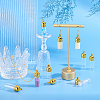 20Pcs 2 Styles Transparent Glass Wishing Bottle Pendant FIND-GA0008-41-4