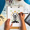 Self-Adhesive Silk Screen Printing Stencil DIY-WH0337-044-5