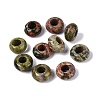 Natural Unakite European Beads G-N359-17A-03-1