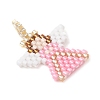 Beaded Angel Charms PALLOY-MZ01207-4
