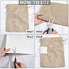 Rectangle Self Adhesive Velvet Patches AJEW-WH20011-11B-4