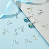 80Pcs 4 Colors 304 Stainless Steel Earring Hooks STAS-UN0054-22-2