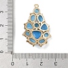 Brass Cat Eye Pendants KK-R224-16C-G-3
