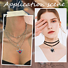 24Pcs 6 Styles Alloy Enamel Pendants ENAM-SC0005-03-5