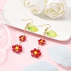 3Pairs Electroplate Glass Dangle Earrings EJEW-TA00652-4