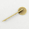 Iron Hair Bobby Pin Findings MAK-S009-14mm-FY001AB-2