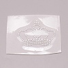 Crown Glitter Hotfix Rhinestone DIY-WH0268-07-1