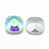 Pointed Back Glass Rhinestone Cabochons RGLA-T032-10x10mm-02-2