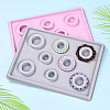 8 Sizes Flocked Plastic Rectangle Bracelet Design Board TOOL-YW0001-25-2