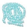 Crackle Glass Beads Strands GLAA-U001-8mm-08-3