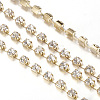 Brass Rhinestone Strass Chains CHC-T002-SS18-01C-3