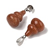 Synthetic Goldstone Pendants G-B127-03P-09-3