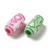 Opaque Acrylic Beads OACR-E039-02B-2