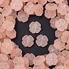 Frosted Transparent Acrylic Beads OACR-P029-19B-02-1