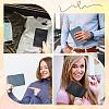 2Pcs 2 Colors Litchi Print PU Leather Zip Pouches ABAG-CP0001-08A-5