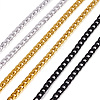 6M 3 Colors Oxidated Aluminium Twisted Chains CHA-YS0001-03-2