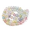 Transparent Glass Beads Strands GLAA-T023-10mm-A07-2