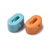 Opaque Acrylic European Beads OACR-S072-04A-2