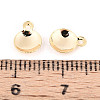 Brass Pendant Cabochon Settings KK-T077-16G-02-3
