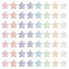 100Pcs UV Plating Transparent Acrylic Beads OACR-TA0005-08-3