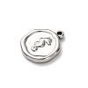 304 Stainless Steel Pendants STAS-I348-02P-03-2