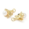 Brass Micro Pave Cubic Zirconia Pendants KK-S338-15G-2